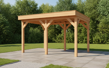 Buitenverblijf Sublime Plat dak - 400 x 400 cm