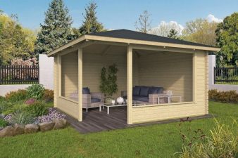 Blokhut Marit - red class wood geimpregneerd