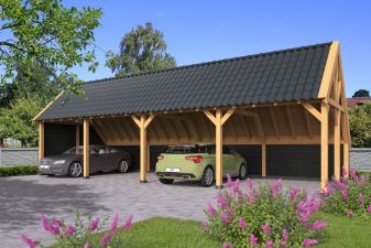 Kapschuur Billund XL Type 10 Red Class Wood 1186x460cm - zwart gespoten