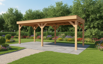 Buitenverblijf Sublime Plat dak - 600 x 400 cm