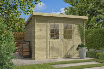 Blokhut Nadia 275x230 cm - Groen geïmpregneerd main