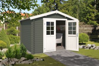 Blokhut Norah 295x295 - Green Grey-Wit gecoat
