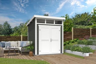 Tuinhuis Kibo 2 200x250 green grey-wit - main