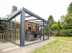 Aluminium tuinkamer aan huis foto