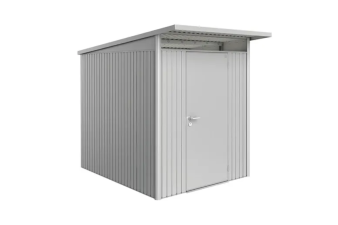 Biohort AvantGarde A2 metalen berging 180x220x218 cm zilver met enkele deur