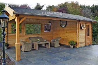 Lugarde Blokhut B19 650x300 cm - 44 mm - main