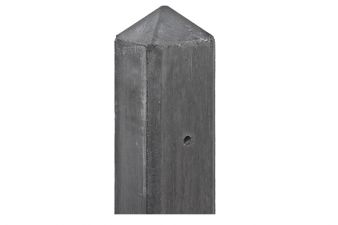 Betonpaal antraciet voor rots-/leisteen-/houtmotief met diamantknop