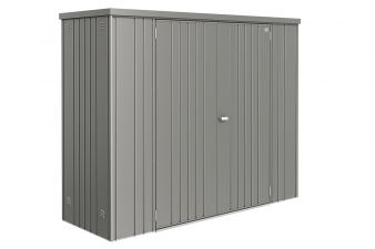Biohort metalen tuinkast 230 kwartsgrijs 227x83x182,5 cm