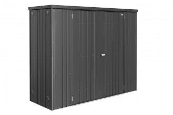 Biohort metalen tuinkast 230 donkergrijs 228x83x182,5 cm