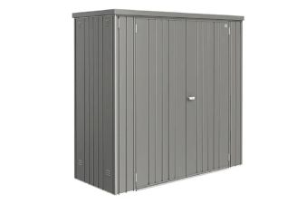 biohort metalen tuinkast - zilver - 190