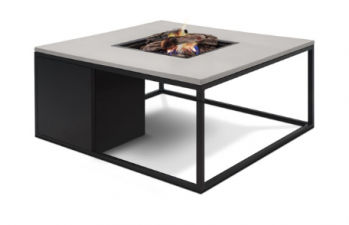 Cosiloft 100 vuurtafel zwart/grijs 100x100x47cm