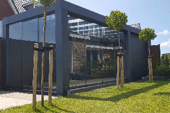 Cube veranda 700x300 cm - glasdak