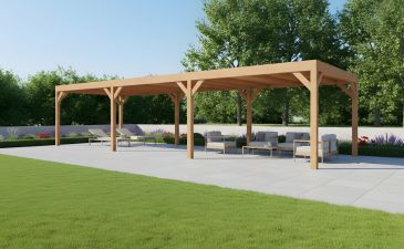 YARD Outdoor Cubique overkapping 1100x250 cm Douglas blank