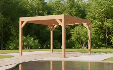 YARD Outdoor Cubique overkapping 300x250 cm Douglas blank