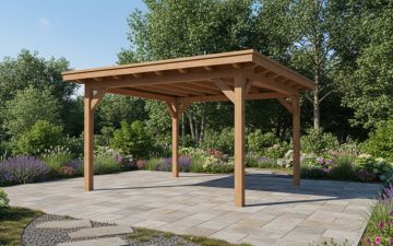 YARD Outdoor Elegante overkapping 300x300 cm Douglas blank