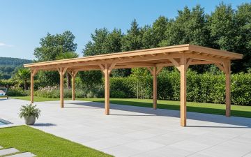 YARD Outdoor Elegante overkapping 1100x400 cm vrijstaand Douglas blank
