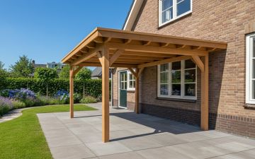 YARD Outdoor Elegante overkapping 300x300 cm aanbouw Douglas blank