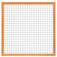 Gaaselement met Red Class Wood kader 180x180 cm