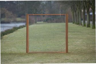 Gaaselementen met hardhouten kader H178xB90 cm