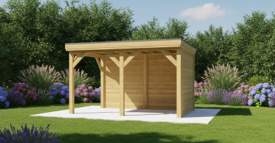 Overkapping Novo 400x300 cm Douglas (Incl. EPDM)