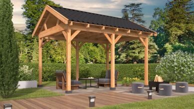 Tuindeco Hamar L Type 1 - Lariks/Douglas Overkapping 478x395 cm
