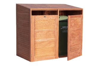 Containerberging dubbel van hardhout