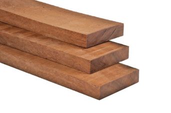 Hardhout geschaafd timmerhout 1,6x7x180 cm