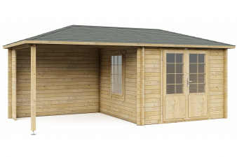 Blokhut 3030Z 576x300cm gecoat