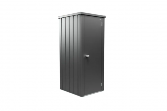 Biohort Julia L High metalen terraskast 77,7x87x180,9 cm donkergrijs metallic