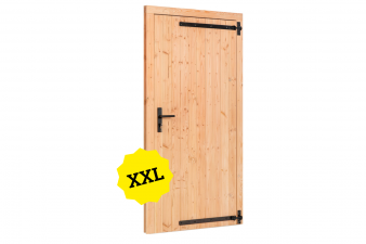 Douglas enkele klampdeur XXL 120x215 cm buitenmaat, rechtsdraaiend