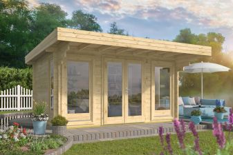 Blokhut lory red class wood
