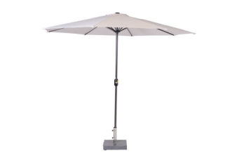 Garden Impressions Lotus parasol - Ø300 cm - carbon black - ecru