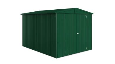 Biohort Europa 6 metalen tuinhuis 244x300x203 cm donkergroen