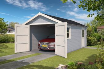 Garage Dillon 300x540 cm - Platinum Grey-Wit gecoat main