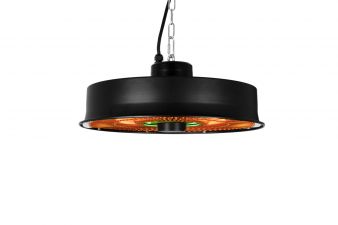 Eurom Hanglamp heater 1500 RC terrasverwarmer Ø43x10 cm