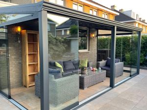 Profiline veranda 590x250 cm - Glasdak - Klaaswaal