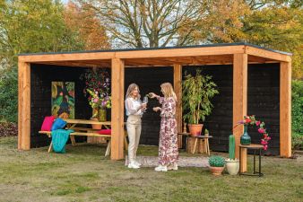 Red Class Wood DHZ overkapping Renesse 500x313cm basis incl. Schroefpakket