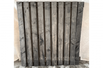 Tuinscherm Marlies 180x180 cm zwart gedompeld - SALE01364