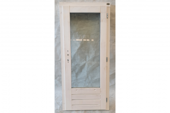 Enkele deur wit 83x198 cm incl. beslag - SALE01535