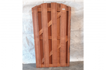 Hardhouten deur met toog 100x180 cm - Slechts 1 stuk beschikbaar! - SALE01606