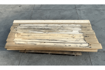 Vuren blokhutprofiel 250x14,5x2,8 cm - 68 stuks in 1 koop - SALE01739