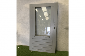 Enkele deur 97,5x167,5 cm - grijs geverfd - SALE01803