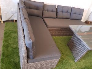 1 stuk beschikbaar: Wicker loungeset 5-delig antraciet - SALE02026