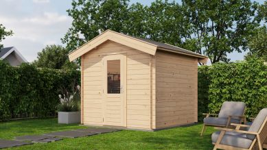 Lugarde Select Blokhut Hengelo 250x250cm - Onbehandeld
