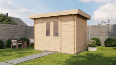 Lugarde Select Nijmegen Blokhut 300x200 cm 28 mm vuren blank