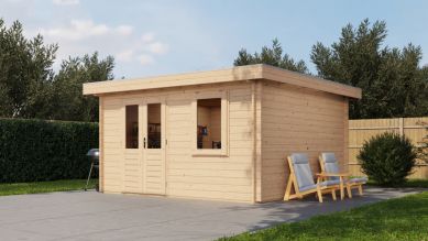 Lugarde Select Blokhut Winterswijk 400x400cm - Onbehandeld