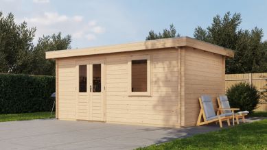 Lugarde Select Blokhut Zevenaar 500x300cm - Onbehandeld