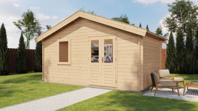 Lugarde Select Blokhut Wolfheze 500x300cm - Onbehandeld