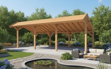 Buitenverblijf Sublime Kapschuur - 800 x 250 cm