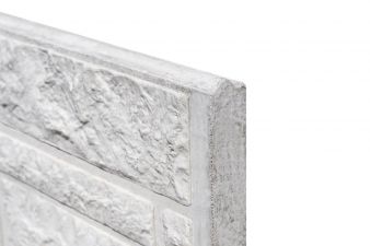 Betonnen onderplaat 2-zijdig rotsmotief wit/grijs 4,8x36x180 cm